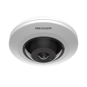 Mini Fisheye IP 5 Megapixel / Panorámica 180° – 360° / 8 mts IR / Interior / PoE / HEOP / ACUSENSE / Detección Facial
