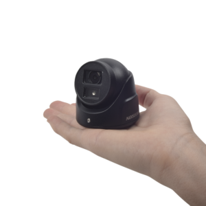 Ultra Mini Turret TURBO 2 Megapixeles (1080p) / Gran Angular / Lente 2.8 mm / 20 mts IR EXIR / Exterior IP67 / 4 Tecnologías