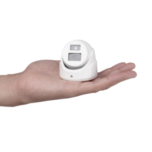 Ultra Mini Turret TURBO 2 Megapixel (1080p) / Gran Angular / Lente 2.8 mm / 20 mts IR EXIR / Exterior IP67 / 4 Tecnologías