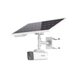 Kit Solar IP All in One / Cámara Bala ColorVu 4 Megapixel / Lente 4 mm / Panel Solar / Batería de Respaldo de Litio 23.2Ah