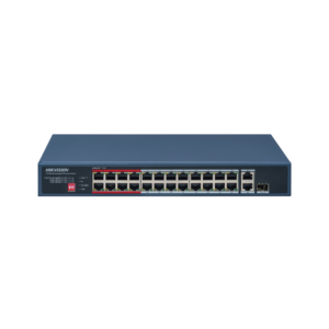 Switch PoE+ / No Administrable / 24 Puertos 10/100 Mbps PoE+ / 2 Puertos 1000 Mbps Uplink / 1 Puerto SFP Uplink / Modo