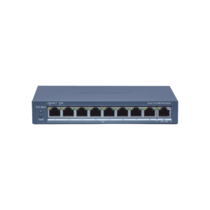 Switch Administrable PoE+ / 8 puertos 100 Mbps PoE+ / 1 puerto 1000 Mbps de Uplink / PoE hasta 300 Metros / Conexión Remota