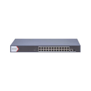 Switch Gigabit PoE+ / Monitoreable / 24 Puertos 1000 Mbps PoE+ / 1 Puerto 100 uplink / 1 Puerto 1000 Mbps Uplink / 1 Puertos