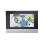 Monitor Hibrido IP WiFi Touch Screen 7 para DS-KIS303P / Vídeo en Vivo / PoE Estándar / Apertura Remota / Llamada Entre