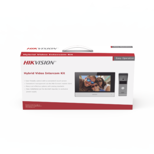 Kit de Videoportero Analógico de Metal / IP a 4 Hilos con Función de Llamada a App Hik-Connect / Monitor se Conecta a