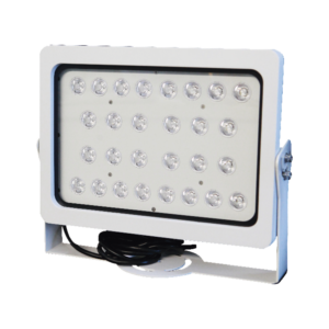 Lampara IR de Luz Estroboscópica / Luz LED Alta Potencia / 28 Lámparas LED / Cuerpo de Aleación de Aluminio / Vidrio
