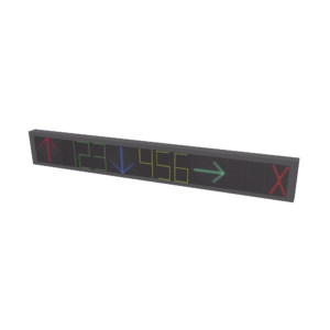 Guía de Estacionamiento Interior / Ideal para Pasillos y Áreas de Control de Estacionamientos / RS485- RJ45 / Indicador