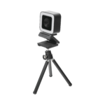 Cámara Web ALTA DEFINICIÓN (1080p) / Aro de Luz Interconstruido / Gran Angular / Micrófono Integrado / Conector USB de 2 mts