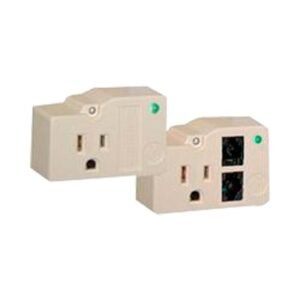 Protector Plug 120 V / 15 A / 40,000 A / Telco RJ11 / LED Diagnóstico y Tornillo Fijación