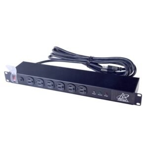 Protector Contra Sobretensiones de 120 VCA, 15 A, 12 Salidas, Montaje en Rack 1U, Servidores Montados en Rack, Sistemas de