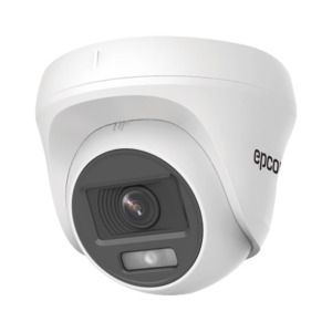 Turret TURBOHD 2 Megapíxel (1080p) / Imagen a color 24/7 / Lente 2.8 mm / Policarbonato / Luz Blanca 20 mts / Interior