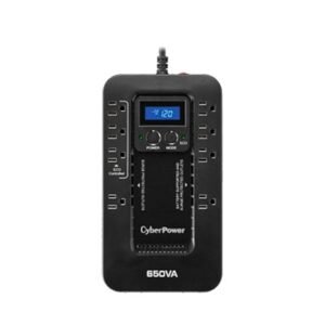 UPS de 650 VA/390 W, Topología Standby con Modo Ahorrador ECO, Entrada 120 Vca NEMA 5-15P, Con 8 Tomas NEMA 5-15R (EC650LCD)