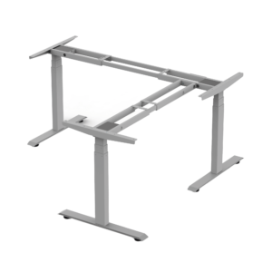 Base de Escritorio Motorizado Profesional Tipo L (3 Columnas) / Altura Ajustable 60-125cm / Estructura Estable