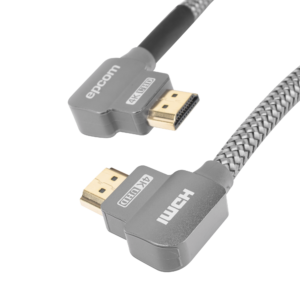 Cable HDMI Ángulo 90° | 1 Metro (3.28 Pies) | Alta Definición | Versión 2.0 | Alta Velocidad 18Gbps | 4K@60Hz |