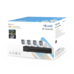 Kit TurboHD 1080p / DVR 4 Canales / 4 Cámaras Bala ColorVu con Micrófono Integrado / Fuente de Poder / Accesorios de