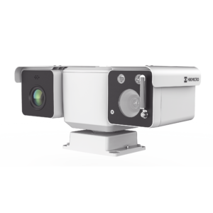 Mini Punta de Poste IP Dual / Térmica 25 mm (384 X 288) + Óptico 32X (4 Megapixel) / 800 mts IR / IP66 / Detección de