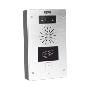 Video portero IP, 2 líneas SIP, 2 relevadores, lector de tarjeta RFID, Compatible con NVR Hikvision por Onvif, con botón