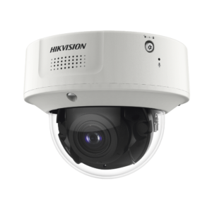 Domo IP 4 Megapixel / Lente Mot. 2.8 – 12 mm / 40 mts IR EXIR / IP67 / IK10 / H.265+ / Conteo de Personas por Detección de