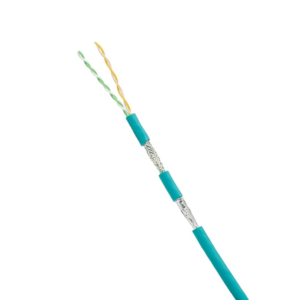 Bobina de Cable Blindado SF/UTP Categoría 5e de 2 Pares, Uso Industrial con Resistencia al Aceite y Rayos UV, Multifilar