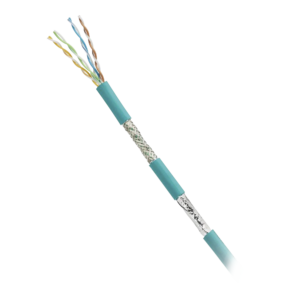 Bobina de Cable Blindado SF/UTP Categoría 5e de 4 Pares, Uso Industrial con Resistencia al Aceite y Rayos UV, Multifilar