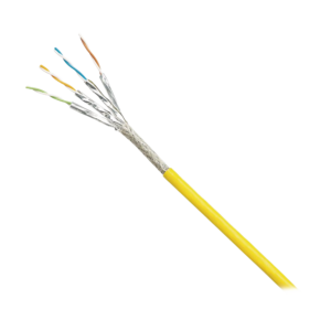 Bobina de Cable Blindado S/FTP Categoría 6A, Uso Industrial con Resistencia al Aceite, Rayos UV y Abrasión, Multifilar