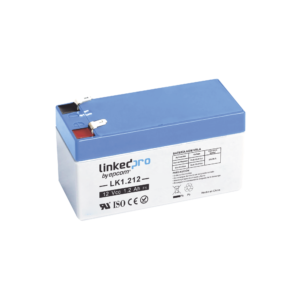 Batería 12V / 1.2 Ah / UL / AGM-VRLA Sellada / Vida útil 5 años / Alarmas de Intrusión / Incendio / Control de acceso