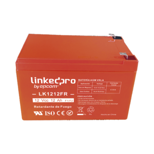 Batería de respaldo 12 V 12 Ah AGM | Certificada UL94-V0 Retardante a la Flama | Especial para Seguridad Electrónica | Vida