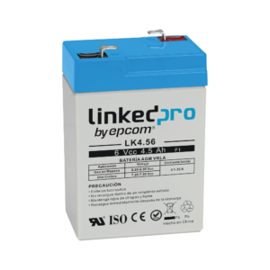 Batería de respaldo 6 V 4.5 Ah AGM | Certificada UL94-HB Resistencia a la flama básica | Especial para Seguridad Electrónica