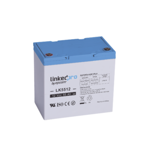 Batería de respaldo 12 V 55 Ah AGM | Certificada UL94-HB Retardante a la flama básica | Especial para Seguridad Electrónica