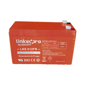 Batería de respaldo 12 V 9.5 Ah AGM | Certificada UL94-V0 Retardante a la Flama | Especial para Seguridad Electrónica | Vida