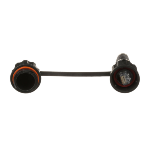 Conector Plug RJ45 de Uso Industrial, Categoría 5e, 24AWG, con Tapa Protectora, Protección IP67