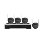 Kit IP Inalámbrico 1080p / NVR 4 Canales / 4 Cámaras Bala para Exterior / 1 HDD de 1 TB / Modo Repetidor