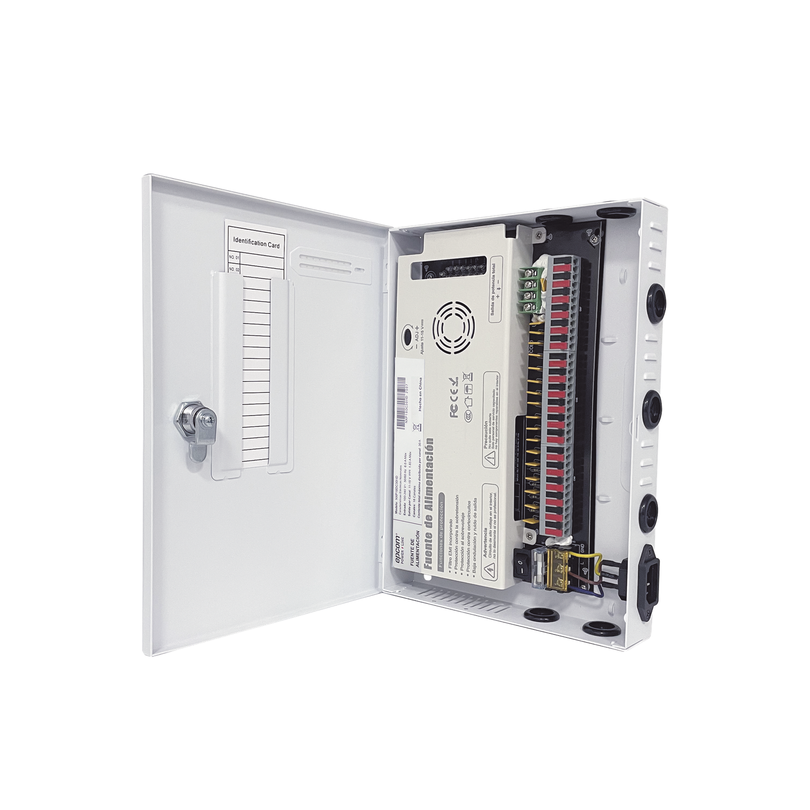 Fuente PREMIUM / 11-15 V / 18 canales / 30 A / Alta tecnología en seguridad / Doble ventilador / Hasta 1.85 Amperes por