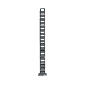 Organizador de Cables Vertical Articulado, Ideal para Llevar los Cables del Piso a Mesa o a la Cubierta del Escritorio de