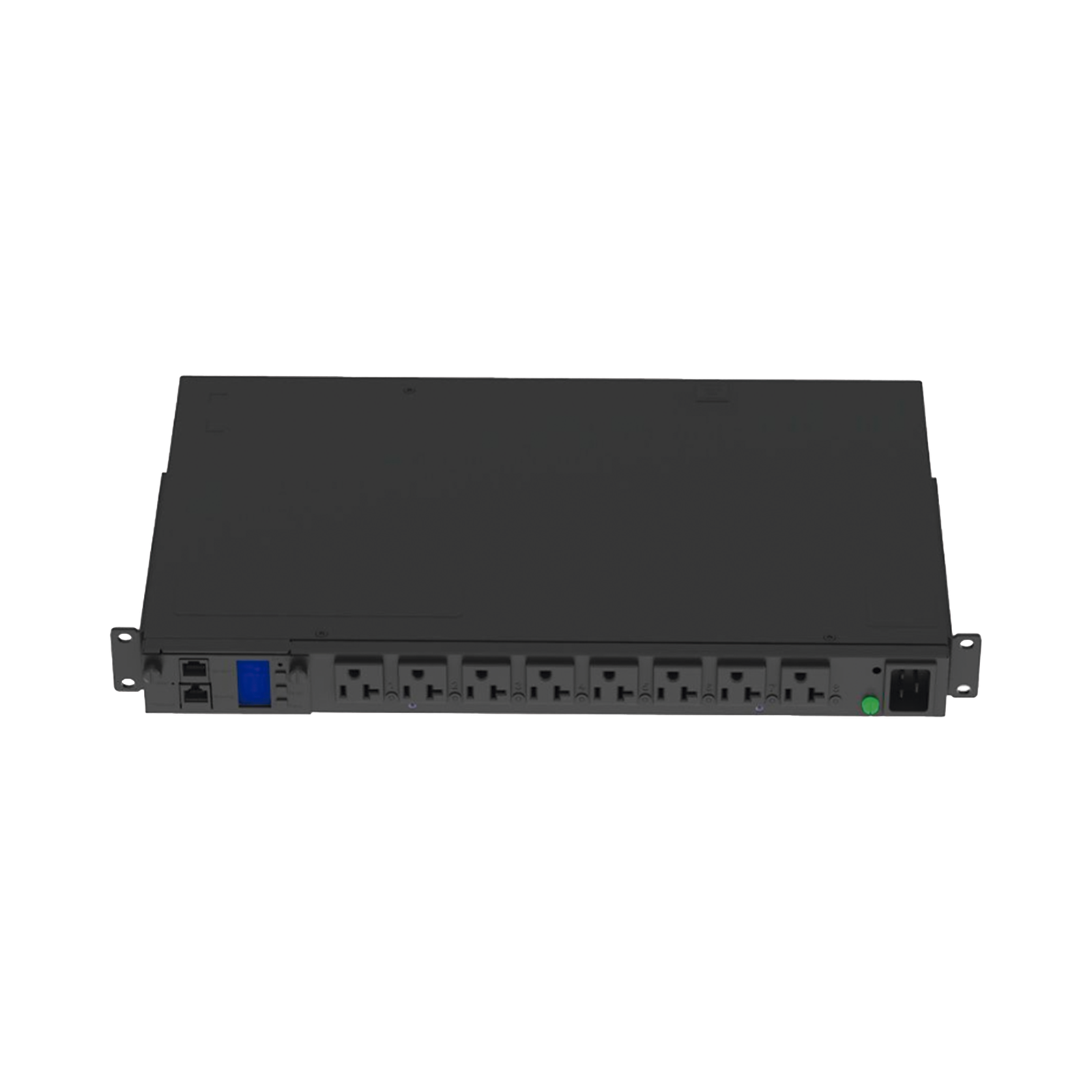 PDU Switchable y Monitoreable por Toma (MS) para Distribución de Energía, Enchufe de Entrada NEMA L5-20P, Con 8 Salidas