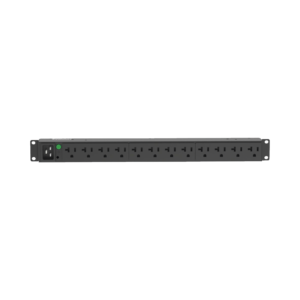 PDU Básico para Distribución de Energía, Enchufe de Entrada NEMA L5-20P, Con 12 Contactos NEMA 5-20R, Instalación Horizontal