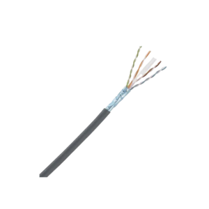 Bobina de Cable Blindado F/UTP de 4 Pares, Cat6A, Soporte de Aplicaciones 10GBase-T, LSZH (Libre de Gases Tóxicos), Color