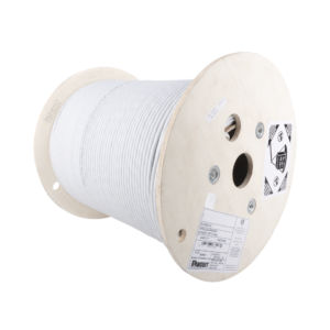 Bobina de Cable Blindado F/UTP de 4 Pares, Cat6A, Soporte de Aplicaciones 10GBase-T, LSZH (Libre de Gases Tóxicos), Color