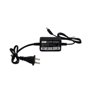 Adaptador de Pared de 12Vcc @ 1 A con cable y clavija Nema 1-15 / 0.5 metros a la toma de alimentación / 0.5 metros a la