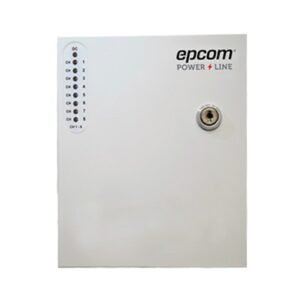 Fuente de Poder Profesional de 24 Vca @ 8 Amper / Soporta 8 Cámaras / Voltaje de Entrada 110 Vca