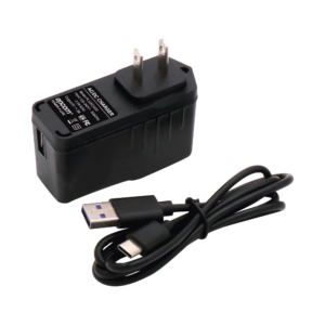 Adaptador de pared de 5 Vcc, @ 3 A con micro-USB tipo C