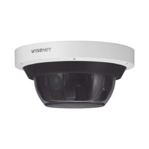 Cámara IP Multisensor 8MP ( 4 Sensores de 2MP) WDR 120 DB, Lente Motorizado 2.8 – 12 MM, 12Vcc/ POE+ /IP66 /IK10