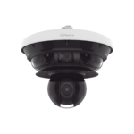 Cámara IP Multisensor 34MP (4 sensores 4K) con lentes motorizados / PTZ 2 MP 40X / Hasta 2 tarjetas MicroSD de 512GB / WDR