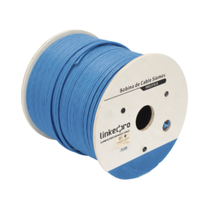 Bobina de Cable Siamés Cat6 UTP 100% Cobre + 2 Cables Gruesos (18 AWG) para Alimentar Cámaras Más Lejos / 152 Metros (500