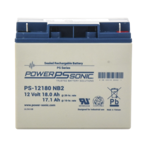 Batería 12V, 18AH, Para Respaldo, Tecnologías AGM/VRLA, Diseño De Vida Útil 5 Años, Terminales Tipo NB2, Listada UL, Libre