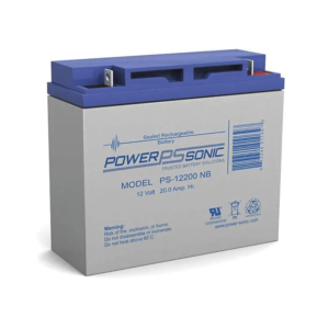 Batería 12V, 20AH, Para Respaldo, Tecnologías AGM/VRLA, 5 Años Vida Útil, Terminales NB2, Reconocida UL (PS-12200-NB2)