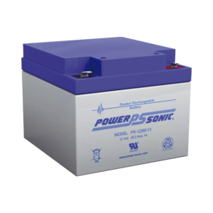 Batería 12V, 26AH, Para Respaldo, Tecnologías AGM/VRLA, 5 Años Vida Útil, Terminales F2, Reconocida UL (PS-12260-F2)