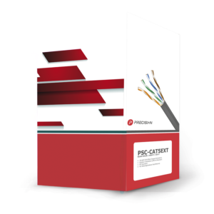 Bobina de Cable de UTP de 4 Pares Cat5e de 305 Metros (1000 Pies), 100% Cobre, LDPE Resistente a Rayos UV, Color Negro, 24