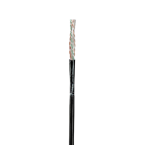 Bobina de Cable UTP de 4 Pares, Con Aislamiento de Fluoropolímero, Cat6A (23 AWG), Uso Interior/Exterior Para Entorno