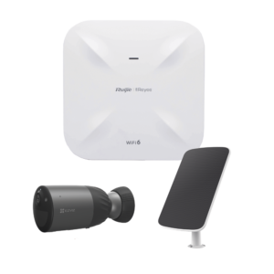 Kit de Cámaras Wi-Fi con Access Point/ Incluye 1 Cámara de Batería CS-BC1C / 1 Pane solar Mod. CS-CMT-SOLARPANEL-E / 1